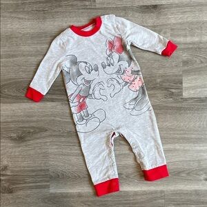 Disney Baby Mickey Mouse & Minnie Mouse baby jumpsuit
